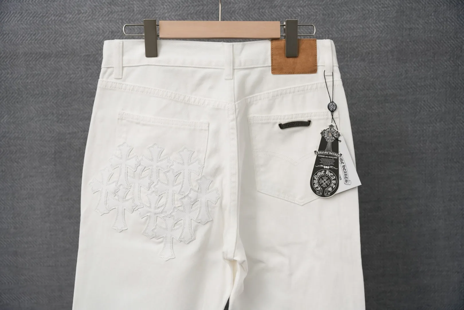 ：S 018 & Chrome Hearts Same Style ：White Size：28 30 32 34 （S-XL)